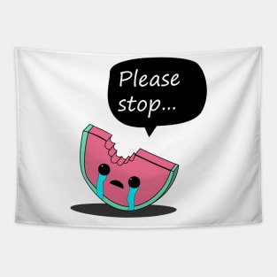 Crying Watermelon Tapestry