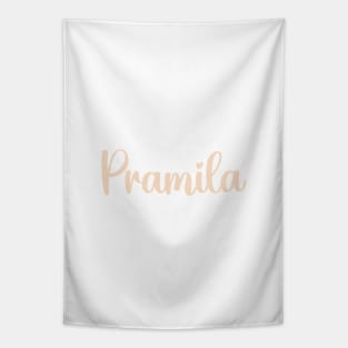 Pramila, name starting with P Tapestry