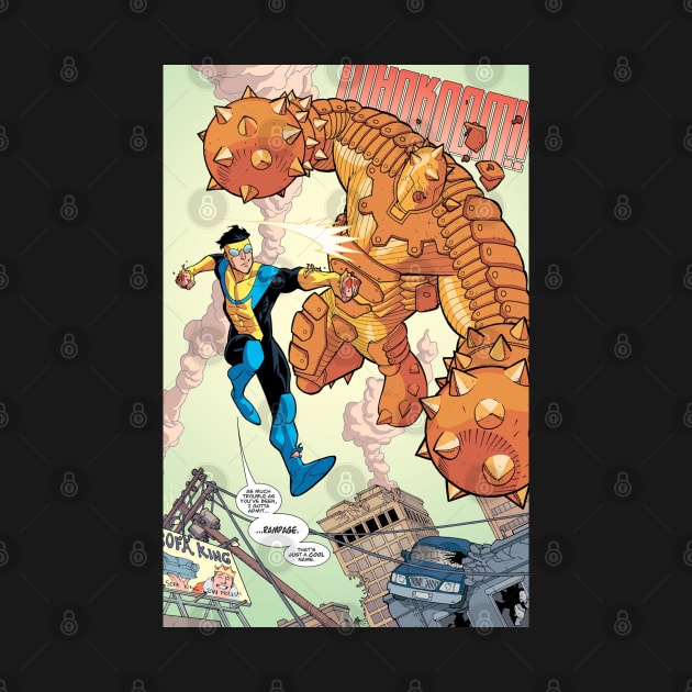 invincible comic poster by super villain