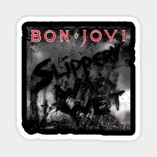 Jovi Logo Vintage Tour Jersey New Bon Band Kids #502 Magnet