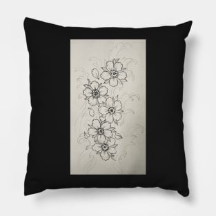 almond blossoms Pillow