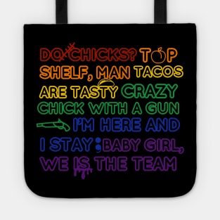 Earp Quotes Tote