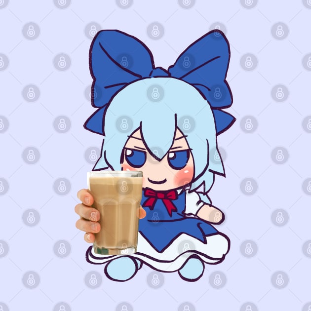 Mudwizard draws cirno fumo plush giving you choccy milk because your epic baka / touhou  meme by mudwizard