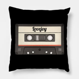 Lovejoy / Cassette Tape Style Pillow