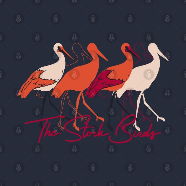 The Stork Birds by FlinArt