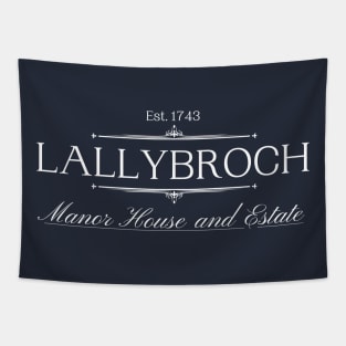 Lallybroch Est. 1743 Manor House and Estate Scottish Highlands Tapestry