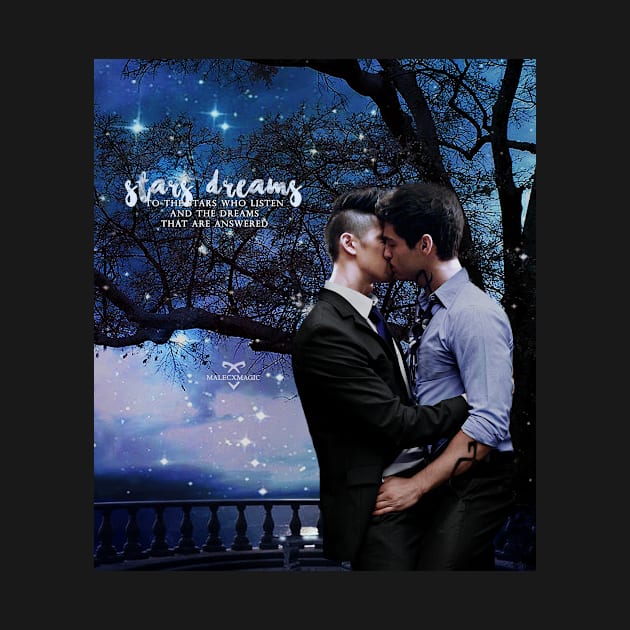 Malec Starry Night by nathsmagic