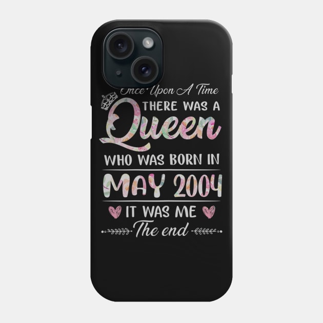 Girls 16th Birthday Queen May 2004 16 Years Old Phone Case by daylightpombo3