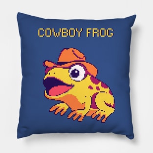 Cowboy Frog Pillow