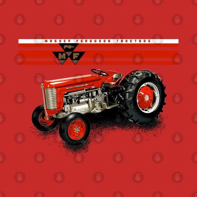 Massey Ferguson 65 Vintage Tractor by Midcenturydave