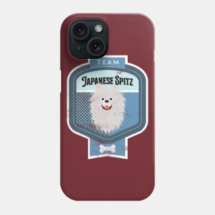 Team Japanese Spitz - Distressed Japanese Spitz Beer Label Phone Case