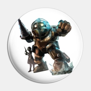 Big Daddy Bioshock Painting Pin