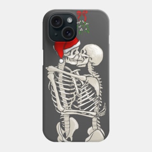 Mistletoe Skeletons Phone Case