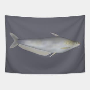 Silver Catfish Tapestry