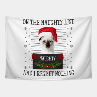 On The Naughty List, And I Regret Nothing Tapestry