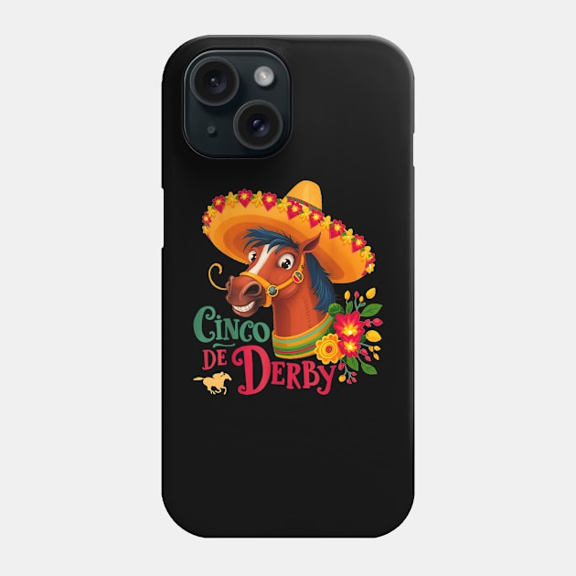 Cinco de derby horse Phone Case by Todayshop