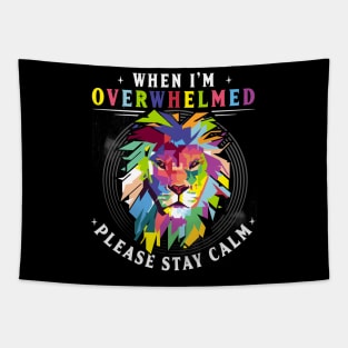 autism lion awareness month Tapestry