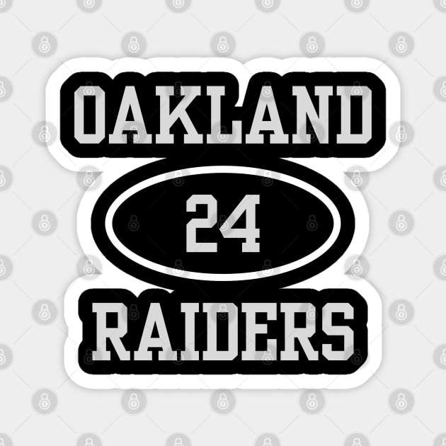 OAKLAND RAIDERS CHARLES WOODSON #24 Magnet by capognad
