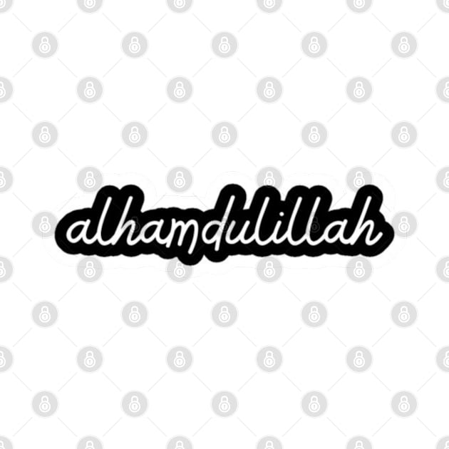 Alhamdulillah Aesthetic Print by harjotkaursaini