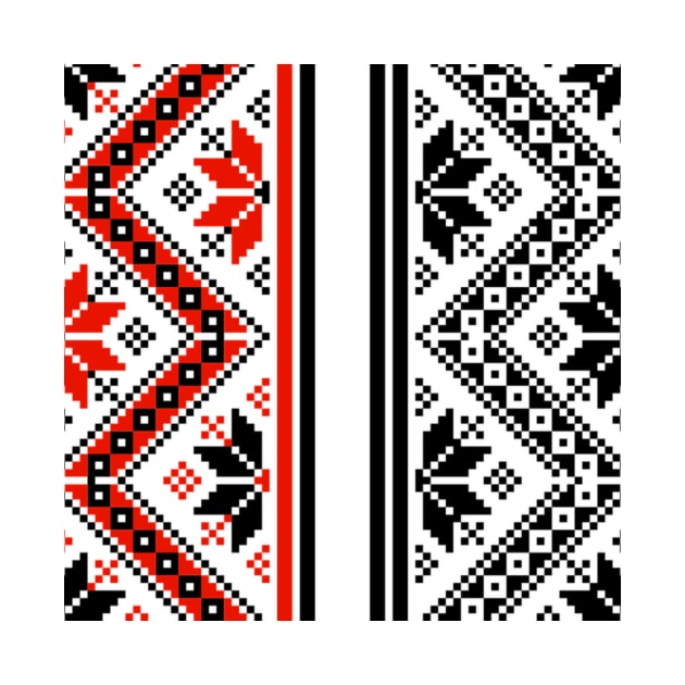 Traditional Red and Black pattern by Ur Destiny 