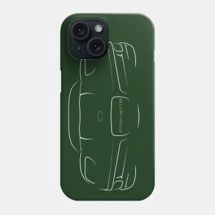 Chevy C5 Corvette - front stencil, white Phone Case