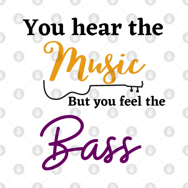 Music funny, you hear the music but feel the bass by Digital printa