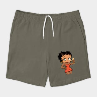 Black Betty Boop Selfie Shorts