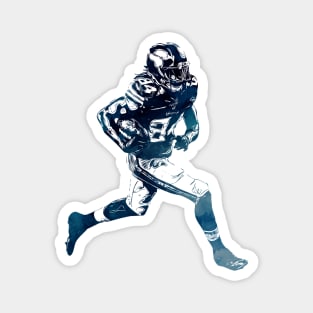 Football Player EPIC abstract stencil style for all the gridiron fans Magnet