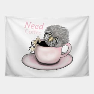 Need Coffee Tapestry