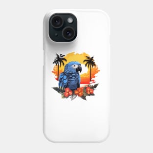 African Grey Parrot Phone Case