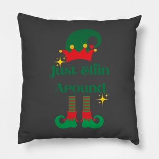 Just Elfin Around Pillow