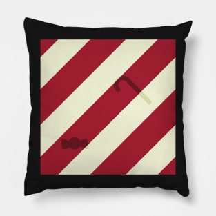Candy Cane Stripes Pillow