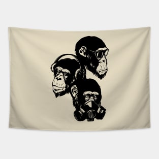 Three Monkey Tapestry