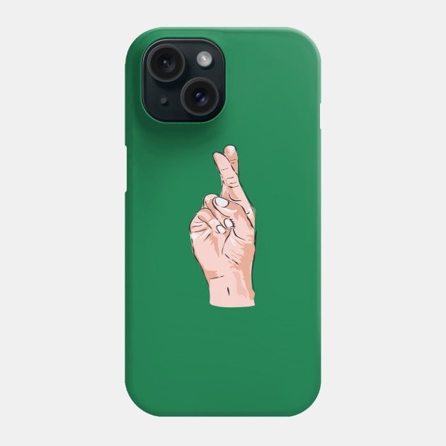 Cross your fingers! Phone Case by Slownessi