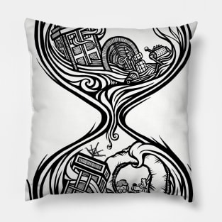 A Loop in Time Pillow