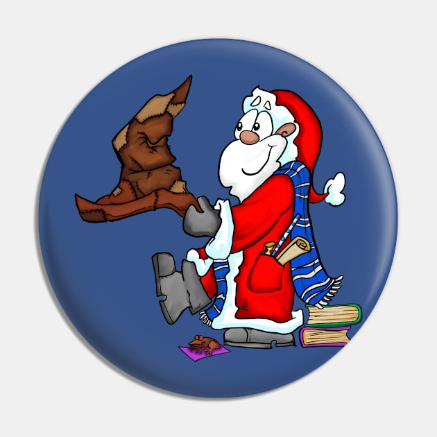 Ravenclaw Santa Pin by Creativelyhamish