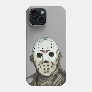 Jason Voorhees Portrait Phone Case