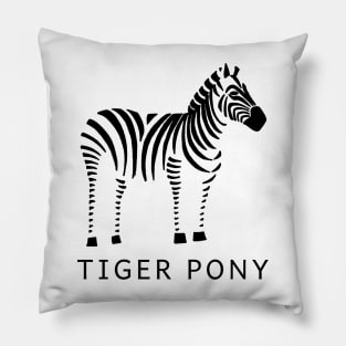 Tiger Pony Pillow