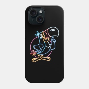 Toucan sam neon style Phone Case