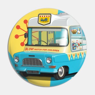 1960's Walls ice cream van Pin