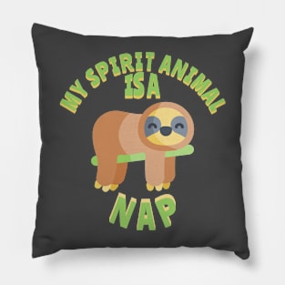 My spirit animal is a nap. Pillow