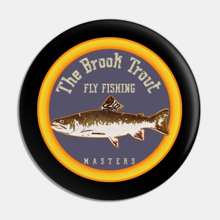 The Brook Trout fly fishing masters - emblem logo Pin