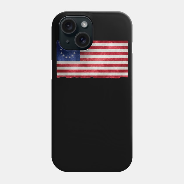 Betsy Ross flag Phone Case by AwesomeDesignArt