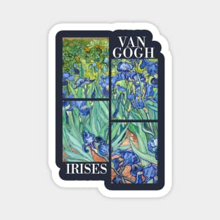 Van Gogh Irises Stylised Magnet