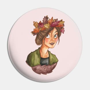 Fall Crown Pin