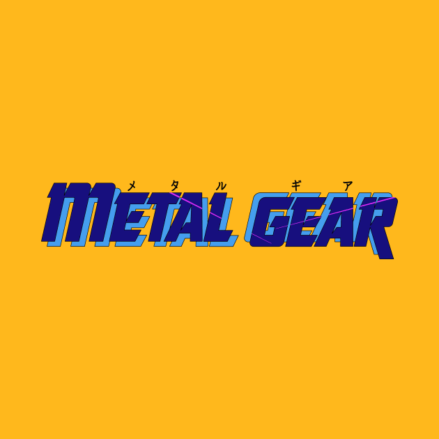 Metal Gear MSX (Blue) by LeeRobson