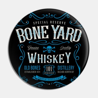 Boneyard Whiskey Label Pin