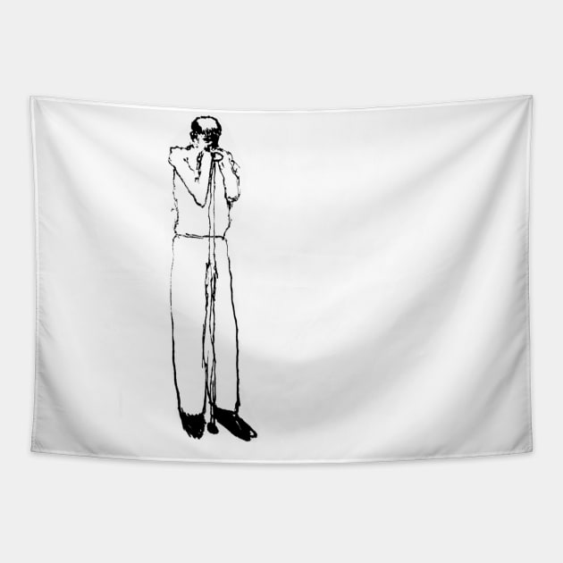 Ian Curtis - Joy Division Tapestry by Henrico