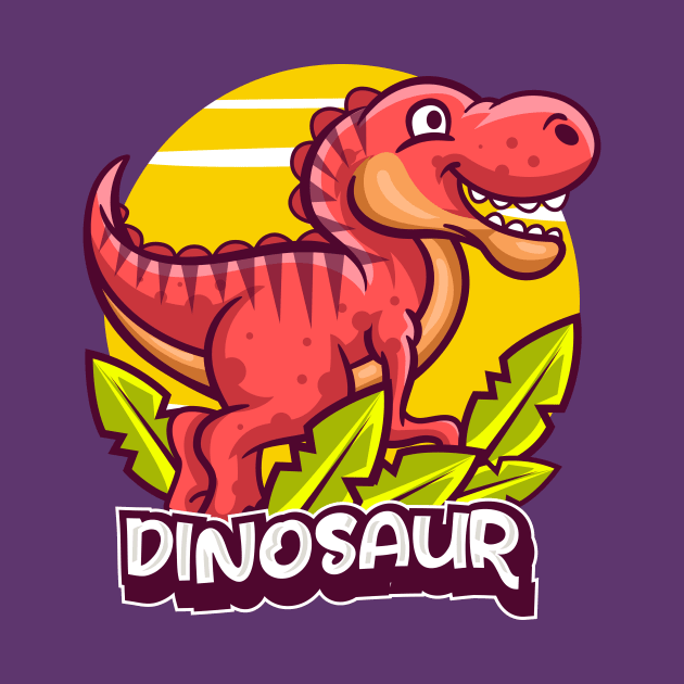 Cute Dinosaur by Harrisaputra