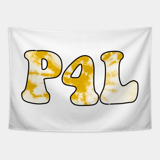 Tie Dye Yellow Pogue 4 Life / P4L Tapestry by cartershart